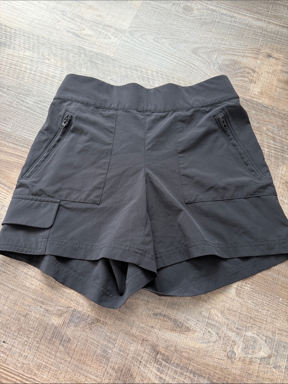 Athleta Black Athletic Shorts with Side Pockets